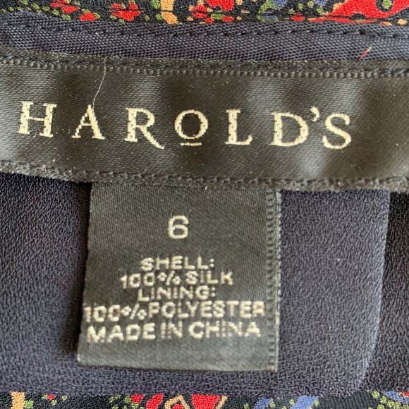 HAROLDS LINED SILK MAXI SKIRT SIZE 6 - Picture 3 of 4